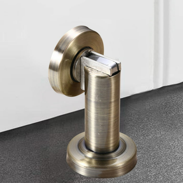 Magnetic Door Stopper, Stainless Steel Brushed Door Catch Modern Solid  Rigid Door Stoppers Baby Proof Door Holder Wall/floor Mount