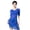 Blue, variant on YM YOUMU Women Tassel Dance Dress Irregular Latin Tango Performance Dancewear