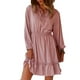 thumbnail image 1 of Vestido con cordón para mujer, vestido de corte A, vestido de corte A abullonado, vestido que adelgaza la cintura, materiales de la mejor calidad, 1 of 6