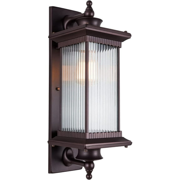 Miumaeov Outdoor Wall Lanterns Large Exterior Porch Lights Wall Mount IP65 Waterproof Outdoor Wall Sconces with Clear Seeded Glass & E27 Base for House, Patio, Garage,etc