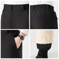 thumbnail image 3 of New Men's Winter Trousers Plus Velvet Thickened Lamb Pants Casual Warm Loose Sports Pants, 3 of 8