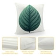 thumbnail image 4 of COMIO Tropical Palm Leaves Throw Lumbar Pillow Covers Summer Green Plants Monstera Banana Leaf Farmhouse Decorations Pillow Cases Rectangular Bed Cushion Cover, 4 of 5