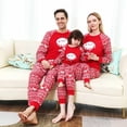 thumbnail image 1 of Juego de pijamas familiares de invierno, ropa de dormir a juego para casa, mamá y yo, aspecto familiar, 2021, 1 of 4