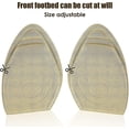 thumbnail image 2 of Cojines de apoyo para la bola de los pies de espuma viscoelástica de tacón alto, almohadillas metatarsianas en el antepié para tacones de mujer, inserciones antideslizantes para zapatos que, 2 of 5