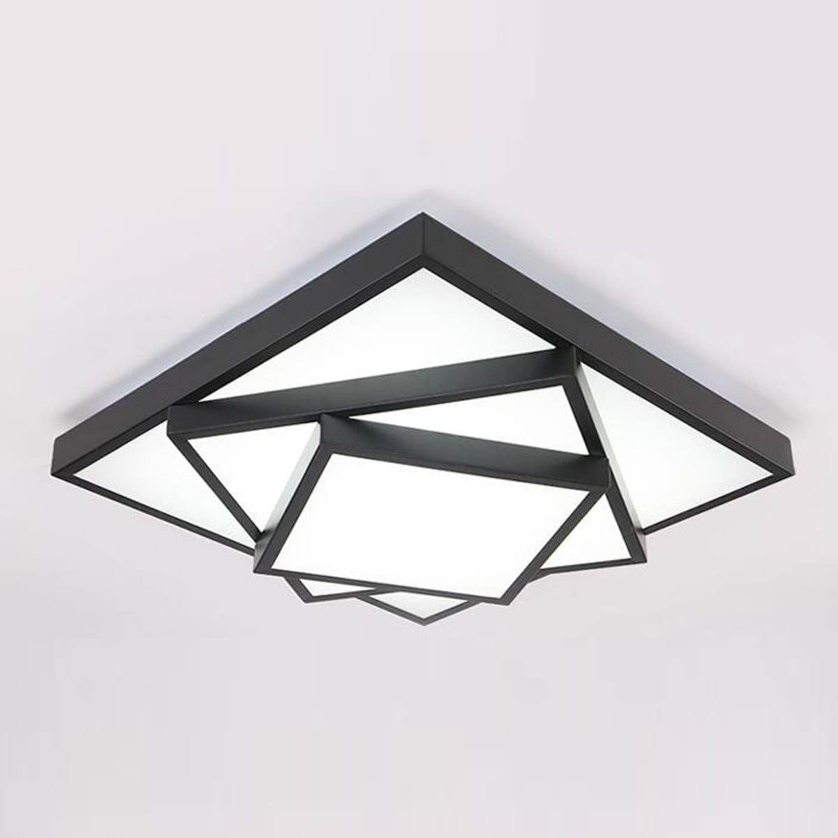 Meigar Modern Style Led Square Stack Ceiling Lights Pendant Living Room Fixture Meigar Modern Style Led Square Stack Ceiling Lights Pendant Living Room Fixture Com