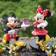 thumbnail image 2 of Disney Cartoon Figurines Wedding Couple Mickey Minnie Mouse Action Figures Toys 12cm Disney Kids Dolls Model Collectible Giftsno box Gao Jinjia LED, 2 of 2