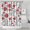 Pioneer Flower Floral-3, variant on Pioneer Flower Floral Print Pattern Shower Curtain 36"x72" ,Bathroom Decorative Shower Curtains Set with 12 Hooks,Modern Waterproof Washable Shower Curtain
