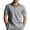 Grey, variant on Men's Polo Shirts Solid Color Loose Fit Button Down Collar Short Sleeve Tops Summer Comfortable Basic T Shirts for Man