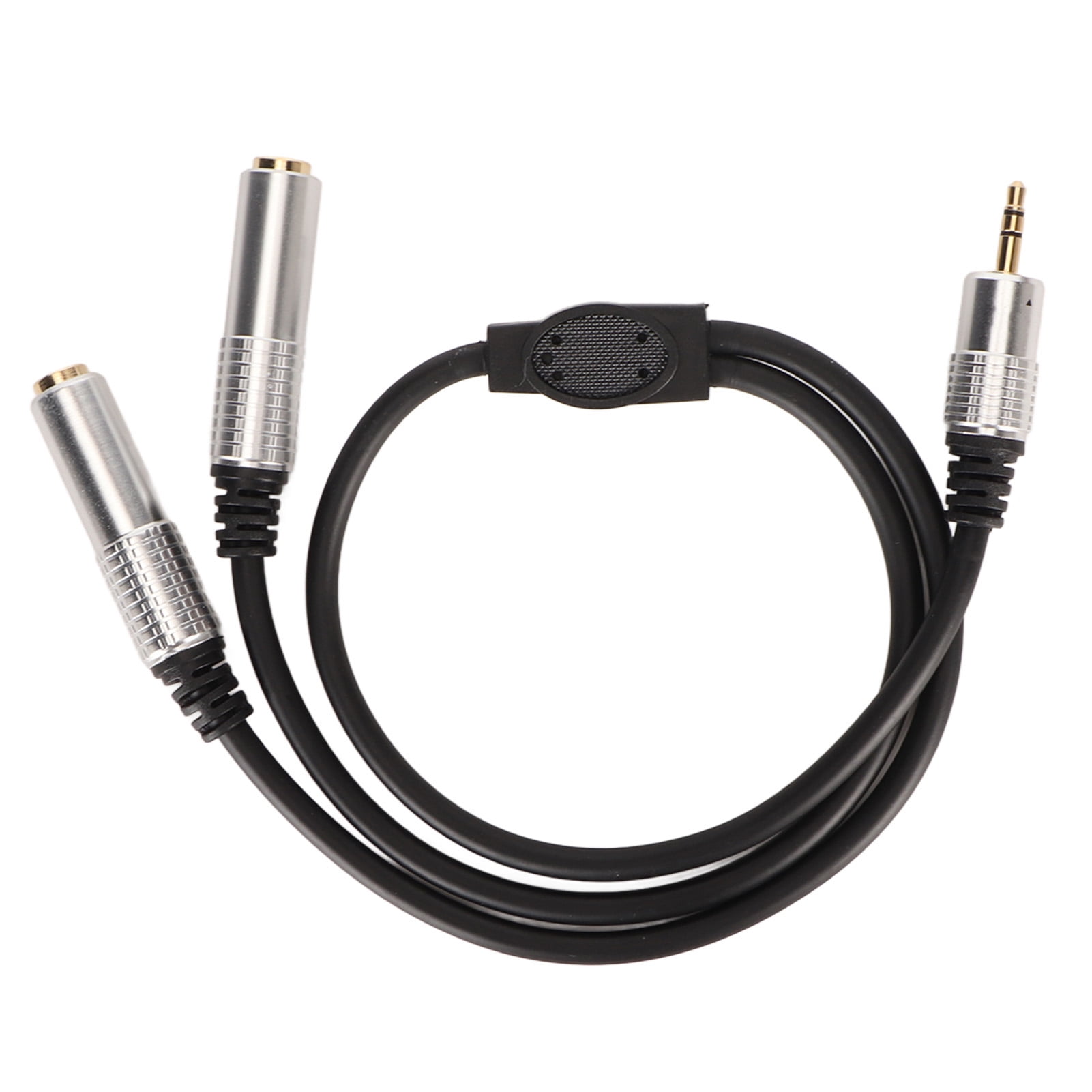 Cable divisor en Y macho a hembra doble de 3,5 mm a doble de 6,35 mm ...