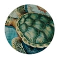 thumbnail image 2 of JEUXUS Sea Turtle Round Fitted Tablecloth with Elastic for Tables, Wipeable Waterproof Table Covers for Patio Barbecues, Picnics, Parties, Garden, Camping, Indoor and Outdoor, 2 of 7