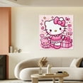 thumbnail image 4 of Hello Kitty Thanksgiving halloween Canvas Wall Art Cartoon Wall Decor | HD Printed & Wooden framed wall art | Modern Wall Decor for Gift | Kids Room Decor | Made in USA 8x8 Inch, 4 of 5