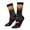 3 Black, variant on Classic Floral Blue Skate Shoes Crew Socks for Men & Women, Breathable Casual Athletic Ankle Socks