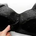 thumbnail image 5 of Ohufall Plus Size Bras for Women Soild Wire Free Underwear Front Closing Bra Comfort Everyday Underwear Bras，36BC-50B/C, 5 of 8