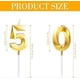 thumbnail image 2 of Gold Digital Birthday Cake Candles - Number 50 Candles for 50th Birthday Happy Birthday Smokeless Environmental Protection Birthday Candle for Birthda, 2 of 4