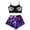 H179 Purple, variant on SJLDQY Halloween Womens Pajamas Sets 2 Piece Cami Top and High Waist Shorts Pj Sets for Womens Hallowmas Funny Skeleton Pumpkin Graphic Comfy Sleepwear