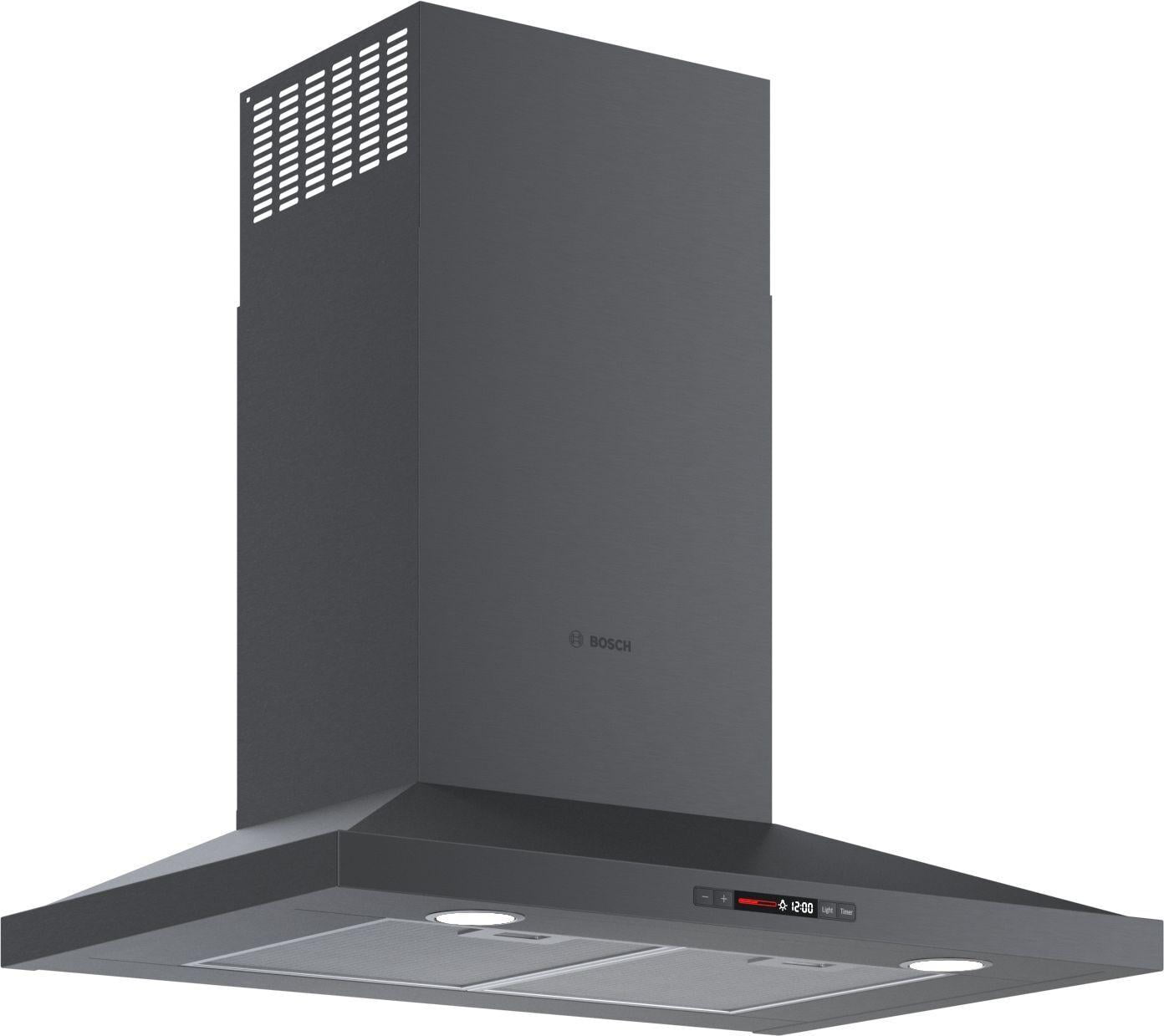 Bosch HCP80641UC 800 Series 30 inch Black Stainless Chimney Range Hood