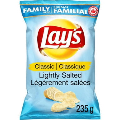 Lay's Classic Lightly Salted Potato Chips, 235g/8.3 oz