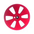 thumbnail image 1 of Yimiti 1/4 7 Inch Aluminum Alloy Empty Tape Reel:For Teac,Optimal Sound,Good Quality,Red, 1 of 9