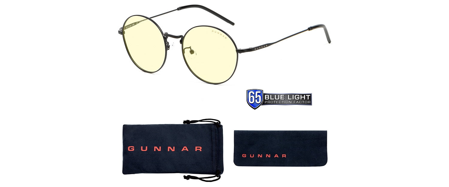 Lunettes De Protection Gunnar Ellipse Onyx Clear - Verres Clairs - Neuf Sous Blister
