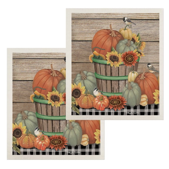 Briarwood Lane Bountiful Bushel Swedish Dishcloth (2-pack)