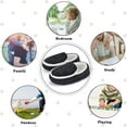 thumbnail image 5 of NHU Boys Slippers Cozy Memory Foam House Shoes Indoor Outdoor Slip on Bedroom Slippers Black Big Kid 4-5, 5 of 5