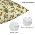 thumbnail image 3 of Yiaed Monkeys and Pinealpples Print Pillow Covers Super Soft Decorative Square Throw Pillow Covers Case Cushion Covers for Sofa Couch Bedroom Car Decor（No pillow core）-24"x24", 3 of 7