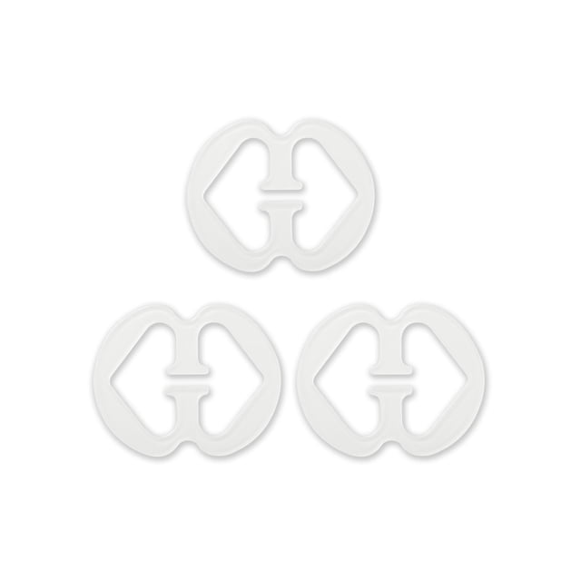 INSPIRE CHIC Bra Shoulder Strap Clips Buckles Bra Strap Anti-Slip Buckles Straps for Women Clear-Gourd Shape