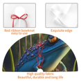 thumbnail image 4 of Yiaed Cute Blue Frog Print Christmas Tree Skirt , Tree SkirtsTree Mat for Christmas Winter Holiday Indoor Decorations-36", 4 of 7