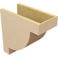 thumbnail image 5 of 8"W x 16"D x 16"H Classic Alpine Rough Cedar Woodgrain TimberThane Corbel, Primed Tan, 5 of 6