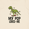thumbnail image 4 of Inktastic My Pop Loves Me Kids Dinosaur Boys Baby T-Shirt, 4 of 5
