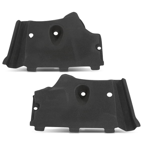 Pair Left Right Front Underbody Splash Shield Guard Cover Black Fit For 2011-2017 Audi A6 S6 C7 A7