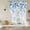 Blue, variant on Navy Blue Eucalyptus Leaves Tie Up Curtains for Windows, Adjustable Balloon Window Shades, Retro Country Leaf Botanical Kitchen Window Treatments Farmhouse Short Curtains with Rod Pocket 42"x45"