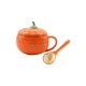 thumbnail image 5 of Taza de cerámica de calabaza 3D para Halloween, exquisita taza de té para reuniones y uso diario. Mediano Con Cuchara, 5 of 9