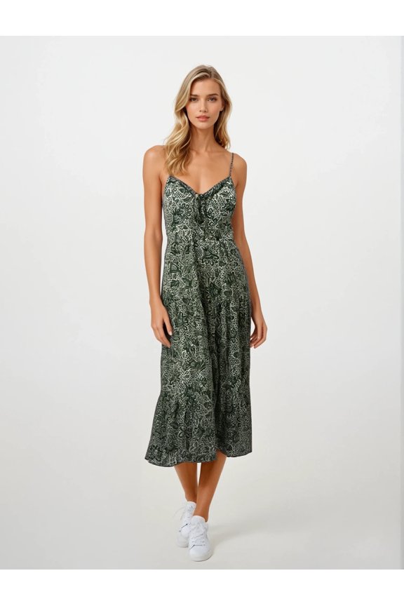 NewLook Women's Sundress, V-Neck, Sleeveless, Maxi Dress, Juniors