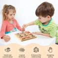 thumbnail image 4 of Tabla de viaje Tic Tac Toe Game Pedolini de madera pequeña de 15 cm, 4 of 6