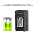 thumbnail image 3 of Camera Battery Charger, ABS Black Mini Camera Battery Charger Portable Compact  for Work, 3 of 7