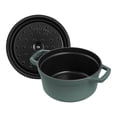 thumbnail image 2 of STAUB la COCOTE 2,2 L Cocotte Ronde en Fonte, Eucalyptus, 2 of 8