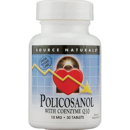 Policosanol 10 mg with CoQ10 - 30 Tablets by Source