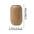 thumbnail image 3 of Inerposs Elegant Wooden Vase, Home Decoration Accent, Natural Wood Design, Space for Fresh Flowers, Perfect Gift for Family Gatherings, 3 of 6