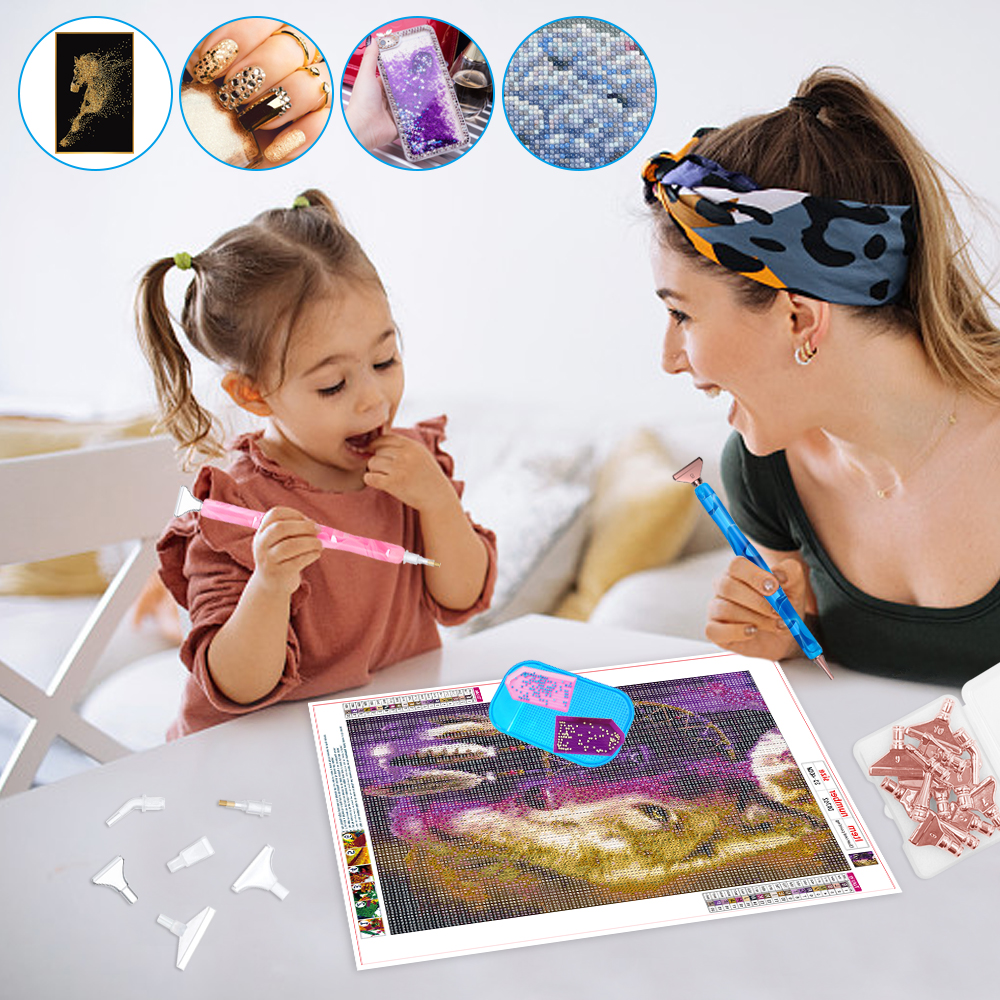 45 Pcs Diamond Art Paintings Pen Kits, SENHAI Diamond Art Pens 5D Diamond Paint Accessories Tools for DIY Craft for Adults Kids