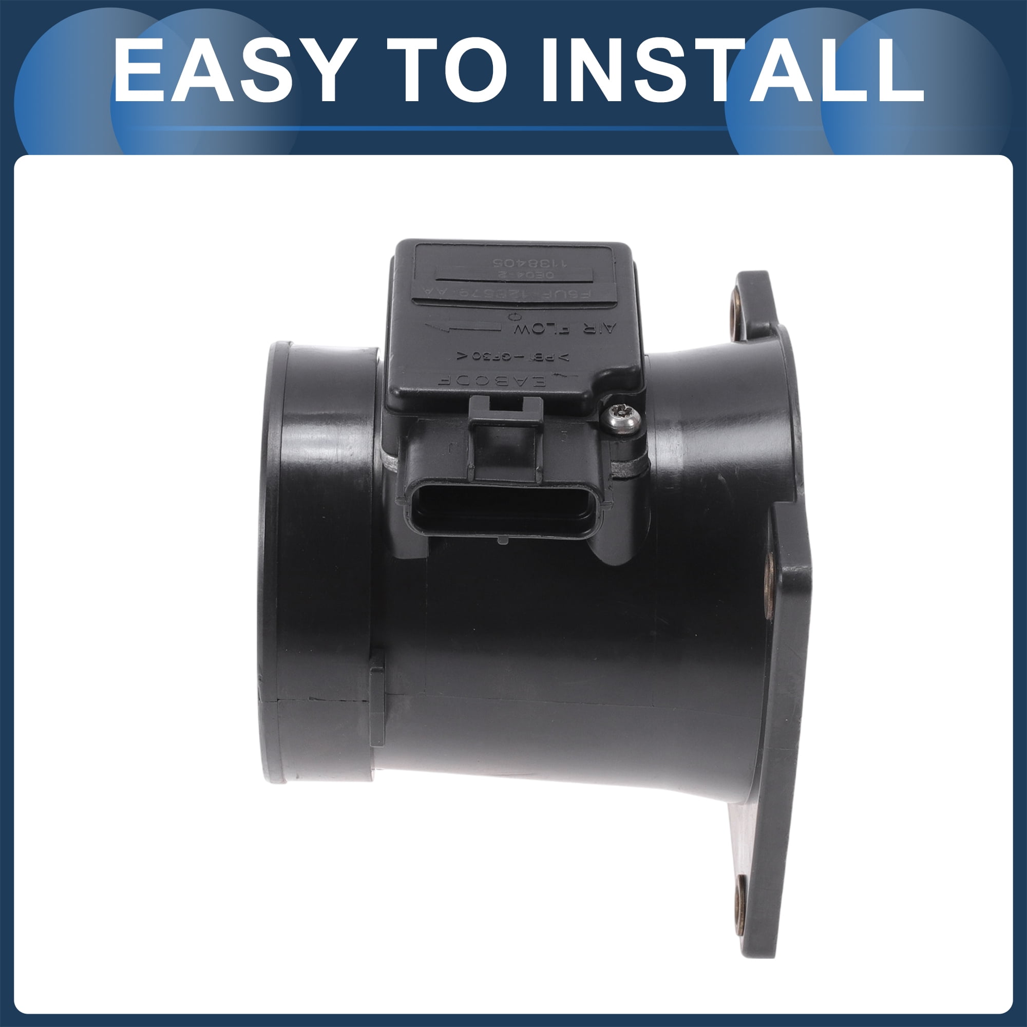 Unique Bargains Mass Air Flow Sensor Assembly No.F72F12B579AA Car MAF Sensor for Ford Escape 2014-2019 Plastic Metal 1 Pcs