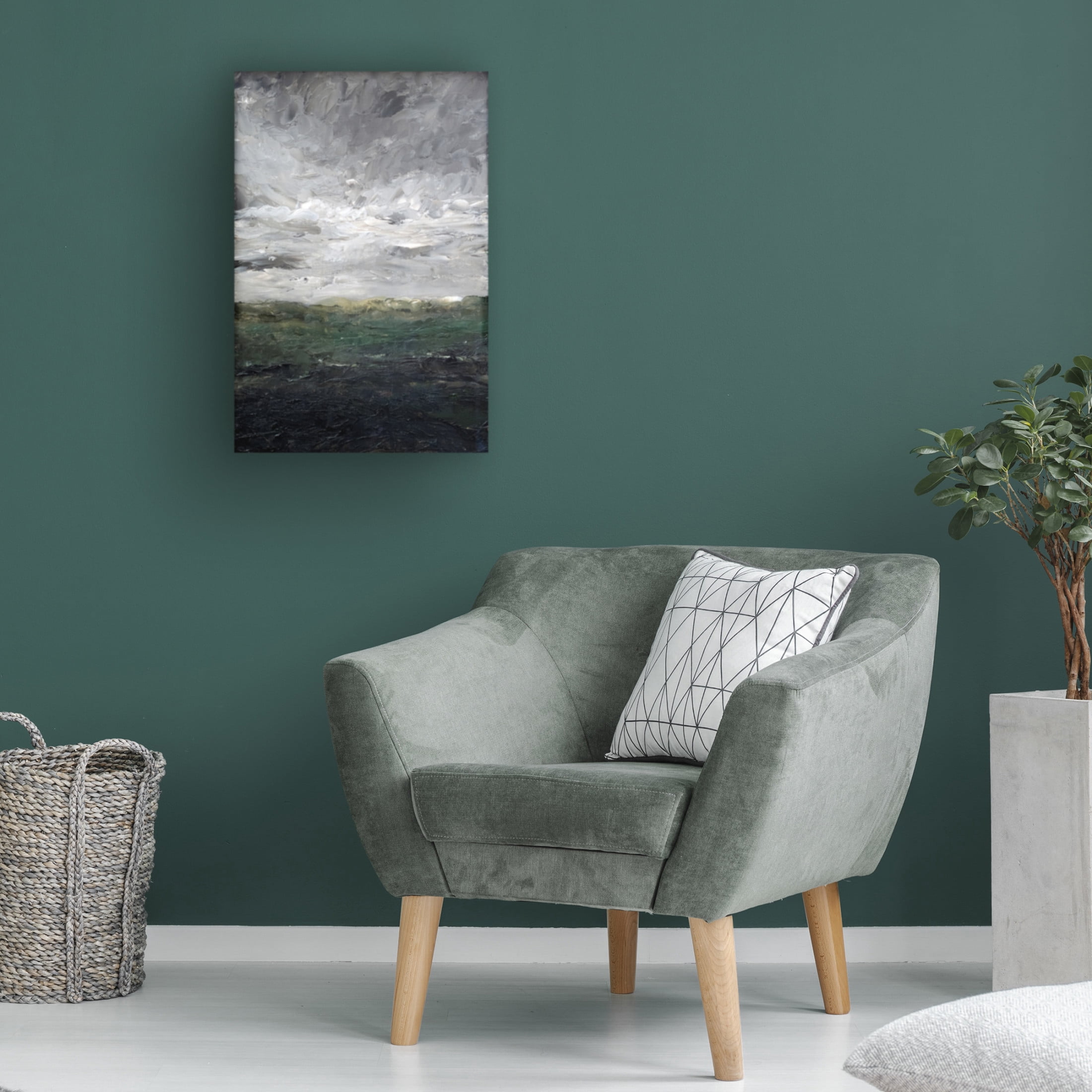 Canvas Wall Art - Pictufy 'Landscape Study The Heath 1905' Wall Art for Living Room, Bedroom, or Office Décor by Trademark Fine Art - 16 x 24 Inches