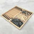 thumbnail image 6 of 34x34cm Portable International Chess / Checkers / Backgammon 3 ith Foldable Storage Board Board Games , Adults, 6 of 10
