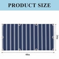 thumbnail image 3 of Navy Blue Striped Fluorescent Light Covers, Navy Blue White Farmhouse Stripes Magnetic Light Covers for Ceiling Lights, Fluorescent Ceiling Shade Filters for Classroom Bedroom Office 4x2Ft x 2PCS, 3 of 8