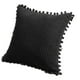 thumbnail image 1 of Paquete de 2 fundas de almohada decorativas lumbares con pompones, juego de fundas de cojín rectangulares sólidas de pana suave para sofá, dormitorio, coche, sala de estar Xemadio CZJJ-ZC16-7, 1 of 7