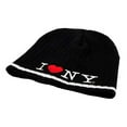 thumbnail image 2 of I Love NY Hat (Adult) Skull Cap Beanie New York City Embroidered Winter I Love NY Cap, 2 of 2