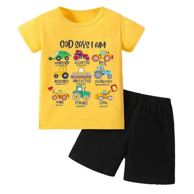 Ensemble de Pyjamas pour Fille, Chandail à Col Rond Doux, Vêtements de Nuit pour Tout-Petits, Pyjamas pour Filles de 4-5 Ans