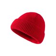 thumbnail image 2 of Minnieouse Gorro de punto elástico grueso invierno cálido deportes al aire libre senderismo viajes nieve esquí gorra accesorios casuales para mujer Sombreros Rojo Minnieouse AP013203-11, 2 of 6