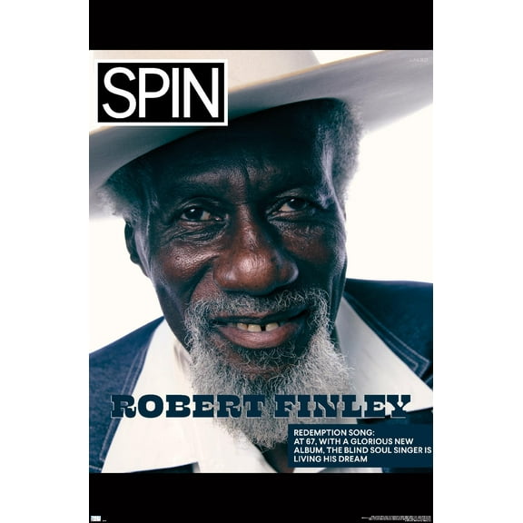 SPIN Magazine - Robert Finley 21 Wall Poster, 22.375" x 34"