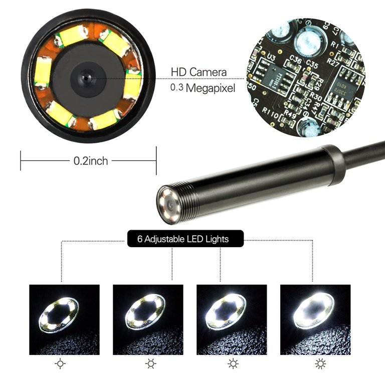 Caméra endoscopique pour Android avec Micro USB